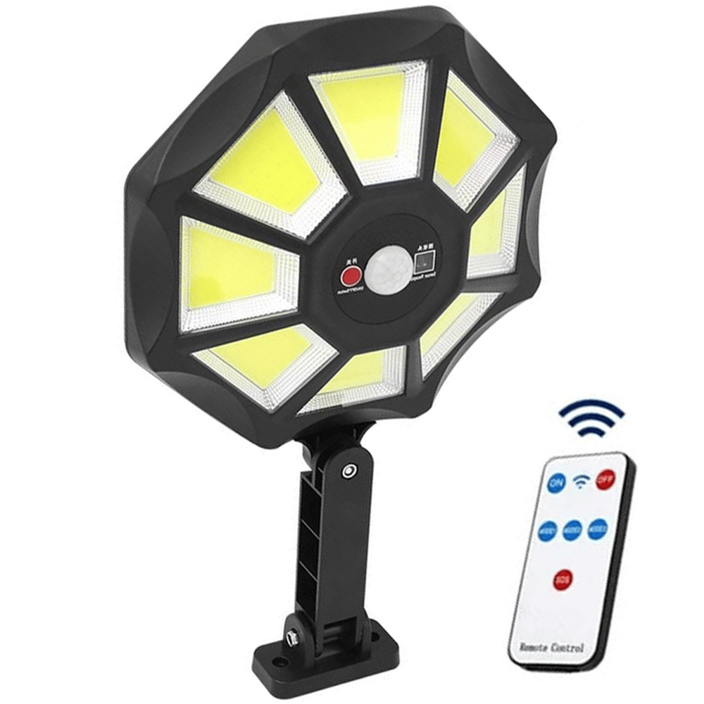 Powermaster Powermaster ZB-168B Kumandalı 3 Çalışma Modlu Sensörlü Beyaz Solar Aydınlatma - Solar Aydınlatma Ürünleri