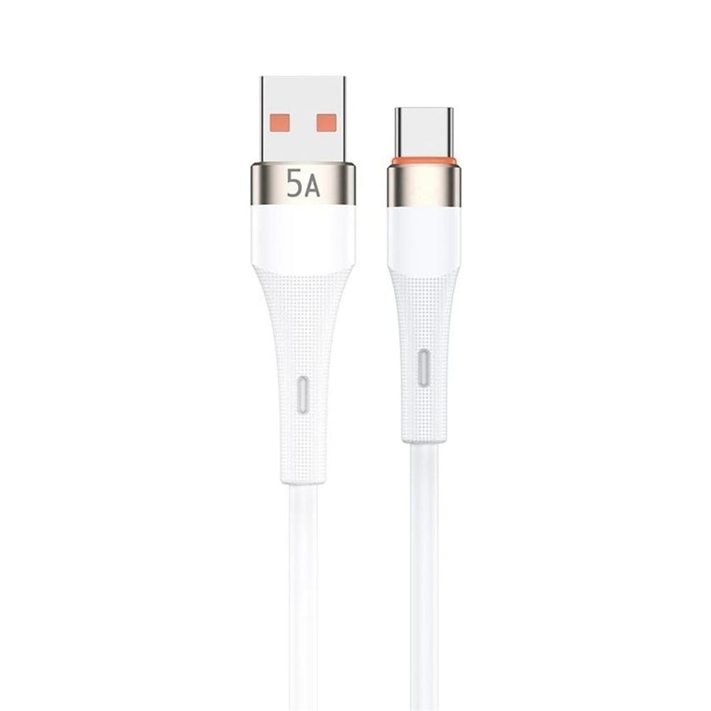 Powerway Powerway HC05 Örgülü 5 Amper USB TO Type- C 1 Metre Şarj Data Kablosu - Data-Şarj Kabloları