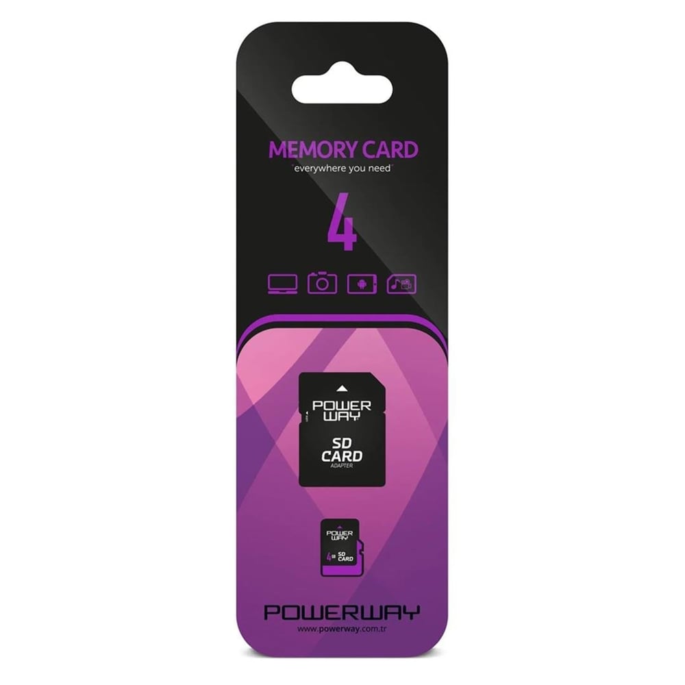 Powerway Powerway PWR-4 Micro 4GB Micro SD Hafıza Kartı - Hafıza Kartları