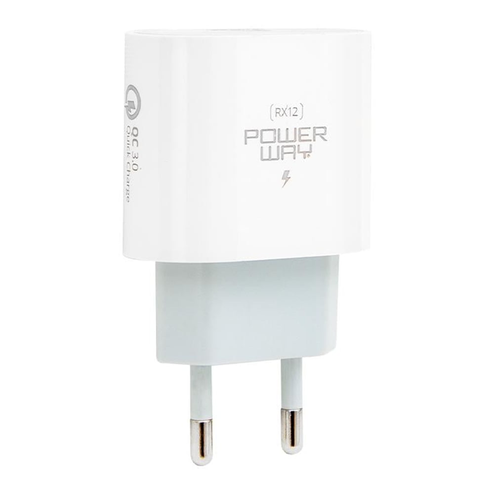 Powerway Powerway RX12 PD 5 Volt 3000 mA Hızlı Şarj Kafa Başlık Adaptörü - Şarj Cihazları
