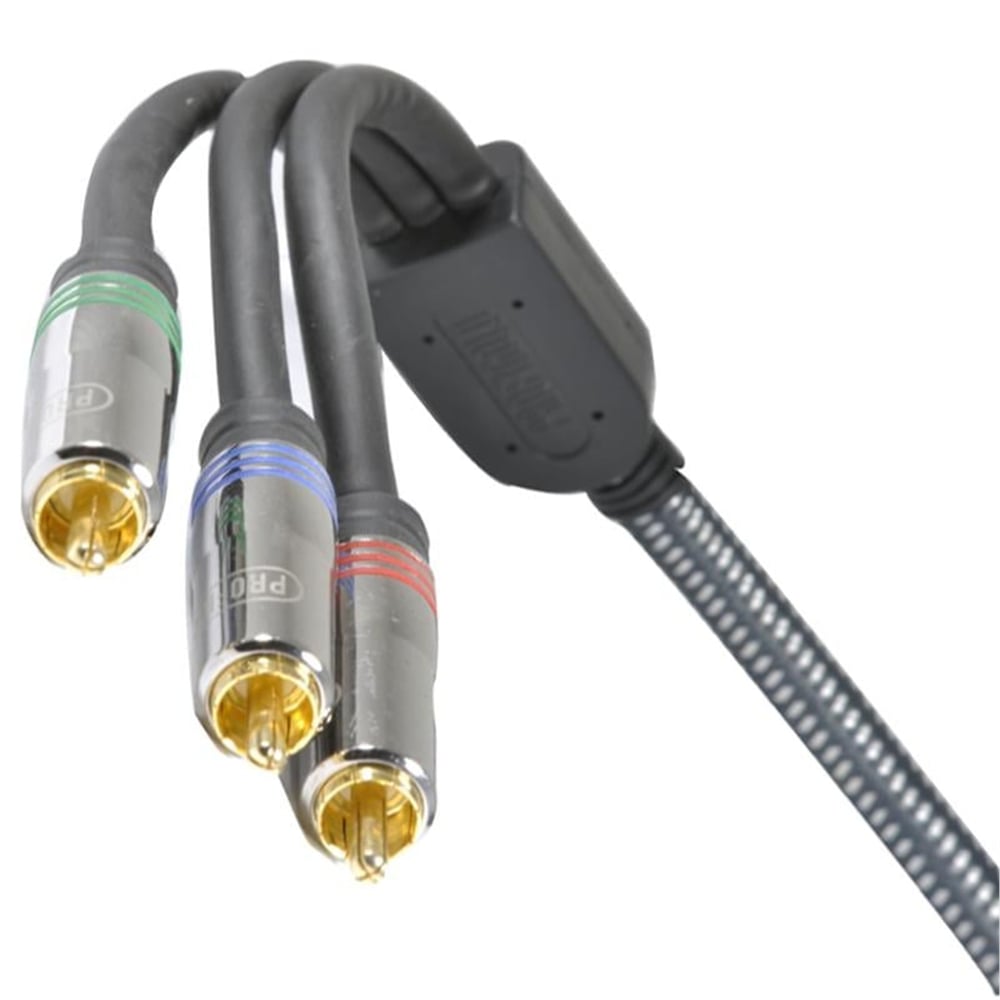 Oem Profigold Oxypure PGV3300 Metal Gold Uçlu Premium 3Rca + 3Rca Kablo 1.5 Metre - RCA-Ses Kabloları