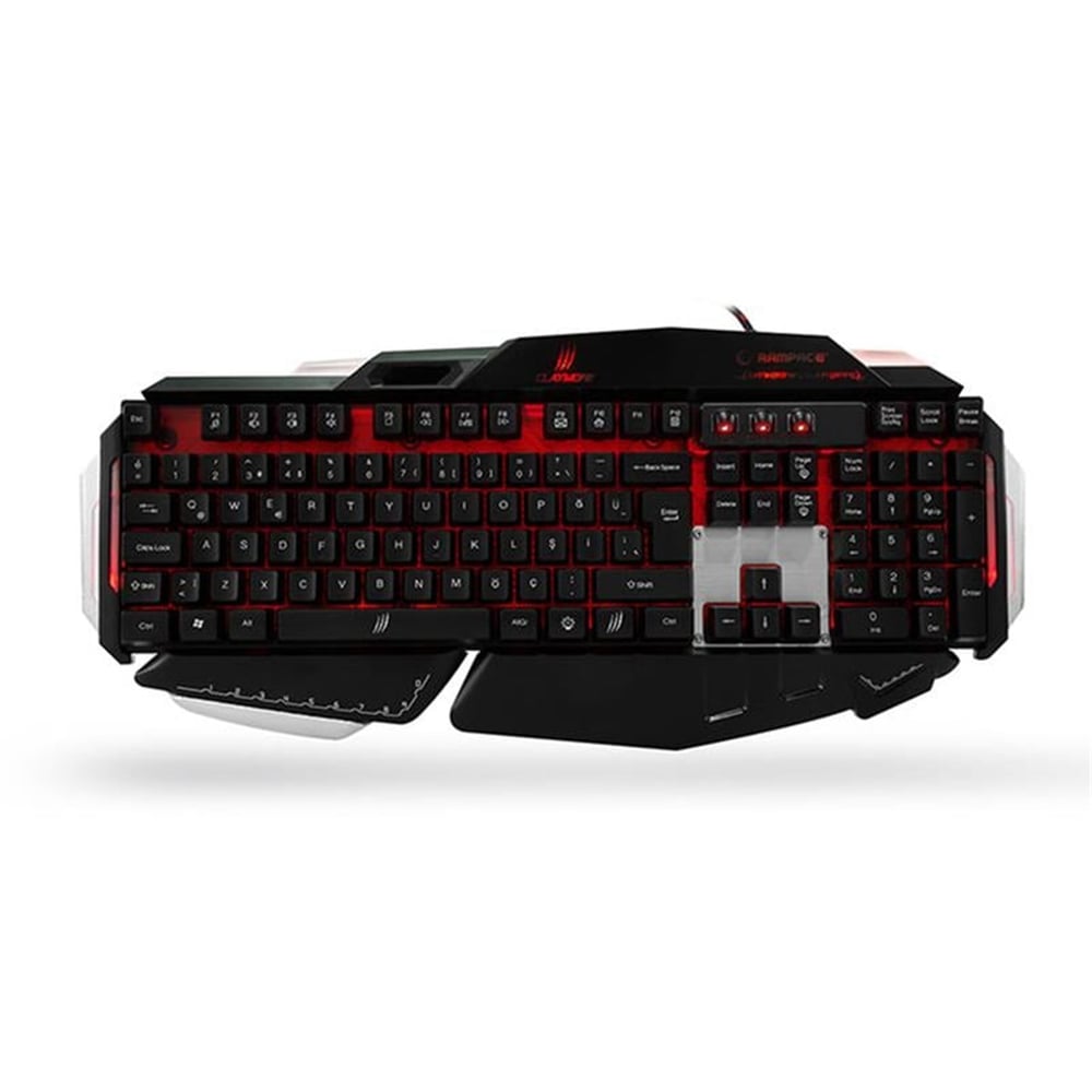 Rampage Rampage Claymore Multimedya Gaming Oyuncu Klavyesi - Gaming Klavye