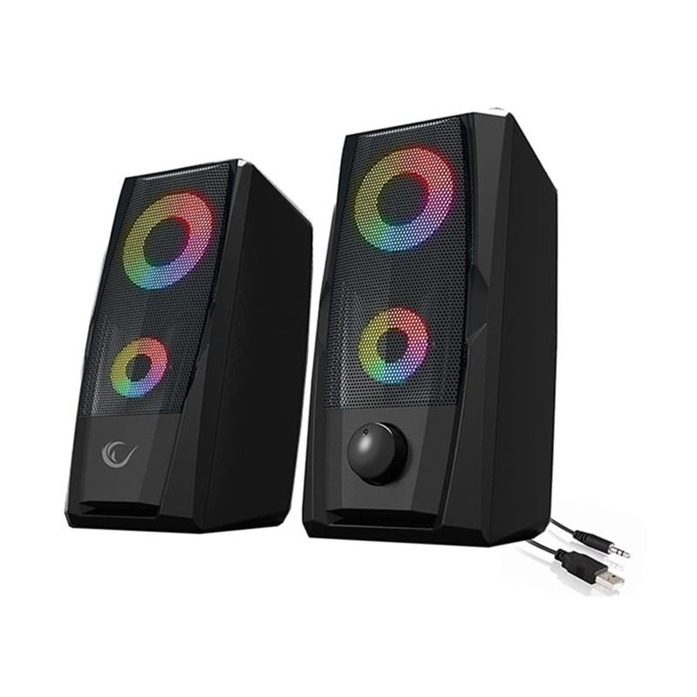 Rampage Rampage Rms-X9 2.0 5 Volt 30 Db 1+1 Rgb Işıklı Multımedıa Gamıng Oyuncu Speaker - Hoparlör - Ses Sistemleri