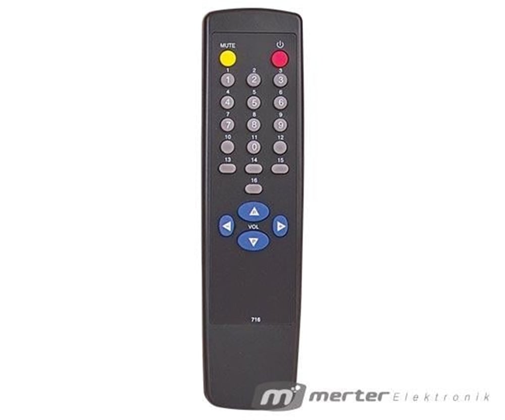 Oem Rc 716 Vestel Dıamond 16 Kanal Tv Kumanda - Mr Kalıp Kumandalar