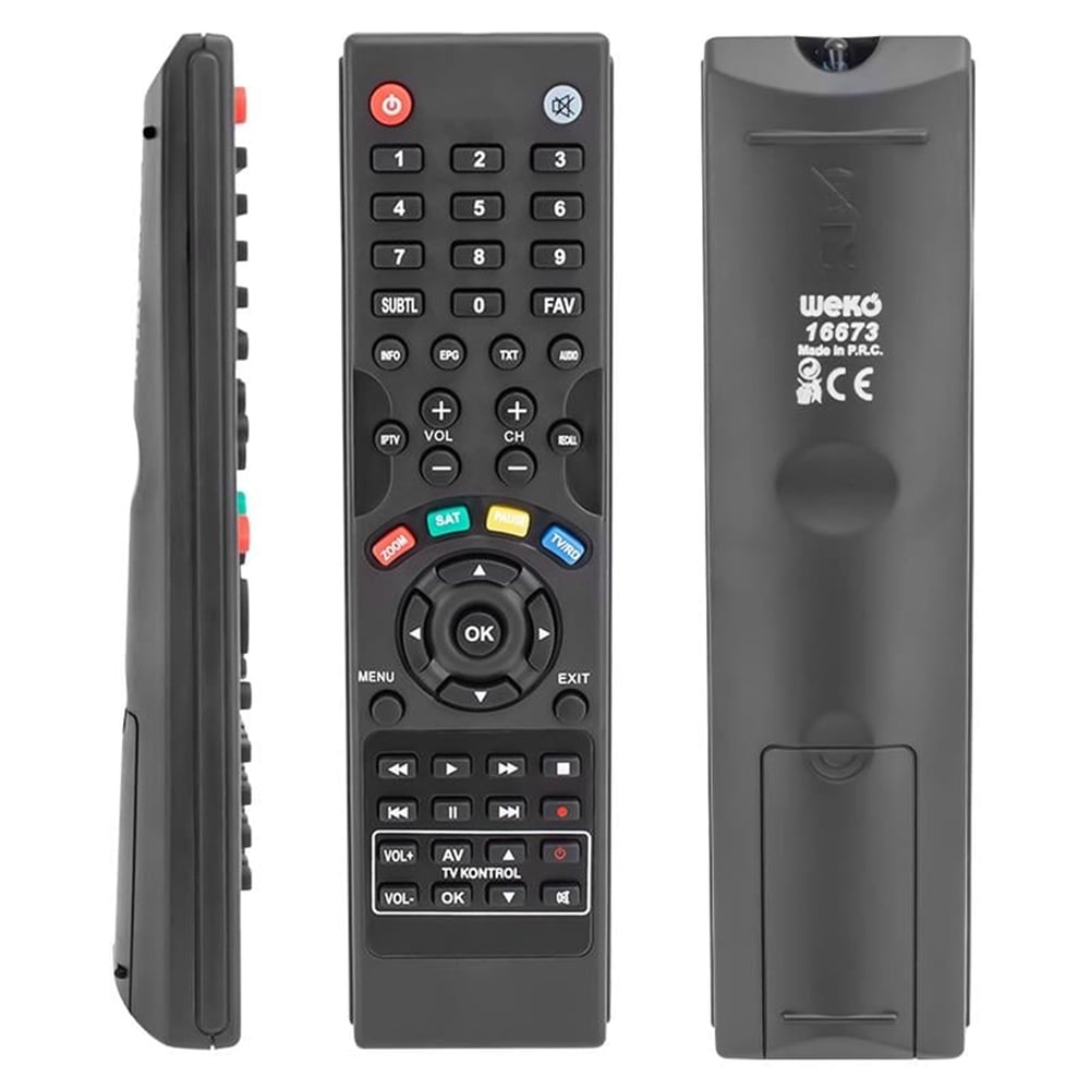 Weko Redline TS-40 TS-140 Super HD Uydu Kumandası - Redline Uydu Alıcı Kumandaları