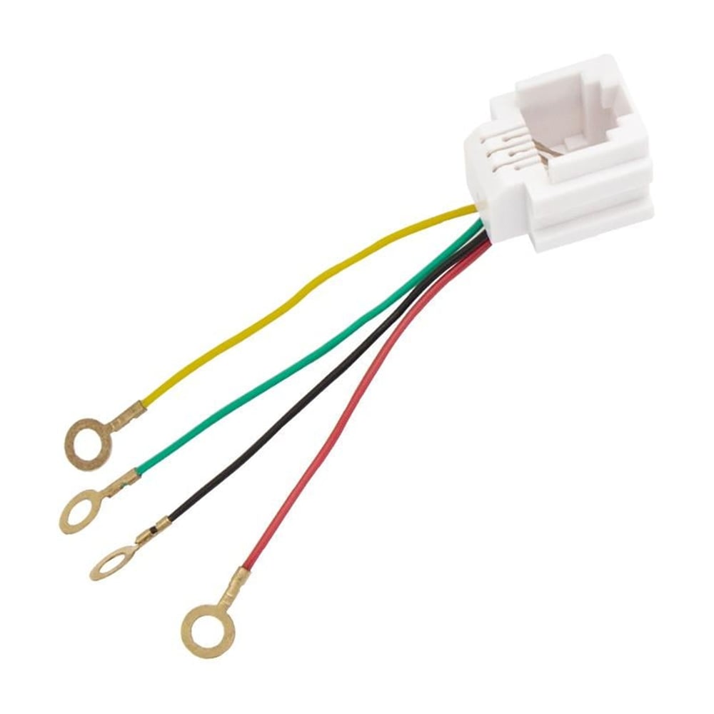 Elektromer RJ11 Soket 623K Jack 6P4C Telefon DSL Konnektörü 150 Mm - Fiş - Jack - Şase