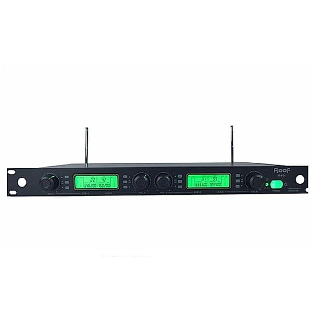 Roof Roof R-404 4 Kanal Uhf Kablosuz Receiver - Kablosuz Mikrofonlar
