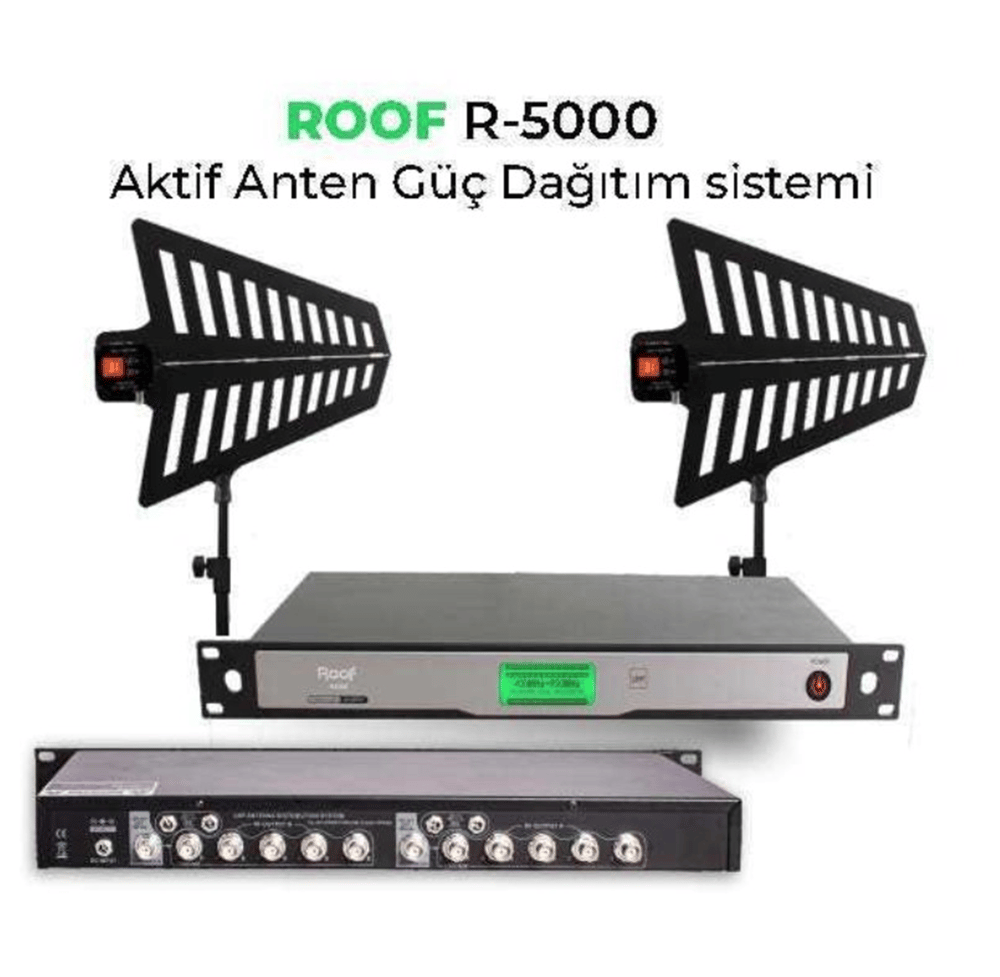 Reyonex ROOF R-5000 2X5 YOLLU AKTİF ANTEN GÜÇ DAĞITIM SİSTEMİ - Seslendirme Diğer