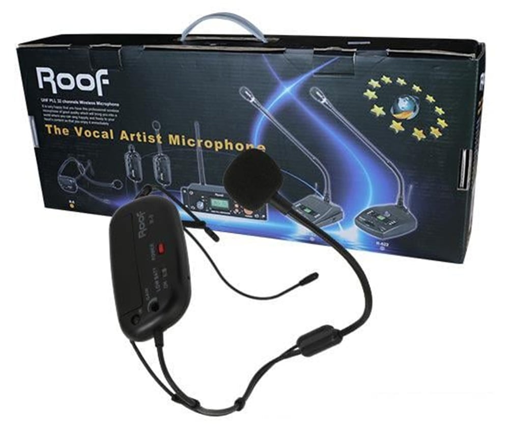 Roof Roof R-8 UHV B-C Bandı Headset Mikrofon - Yaka Mikrofonları
