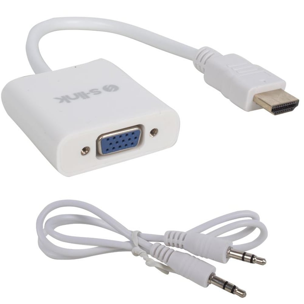 S-Link S-Link HDMI to VGA + Audio Çevirici - Çevirici Dağıtıcı