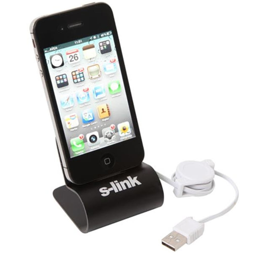 S-Link S-Lınk Ip-115 Iphone Stand + Şarj - Telefon Ve Aksesuar