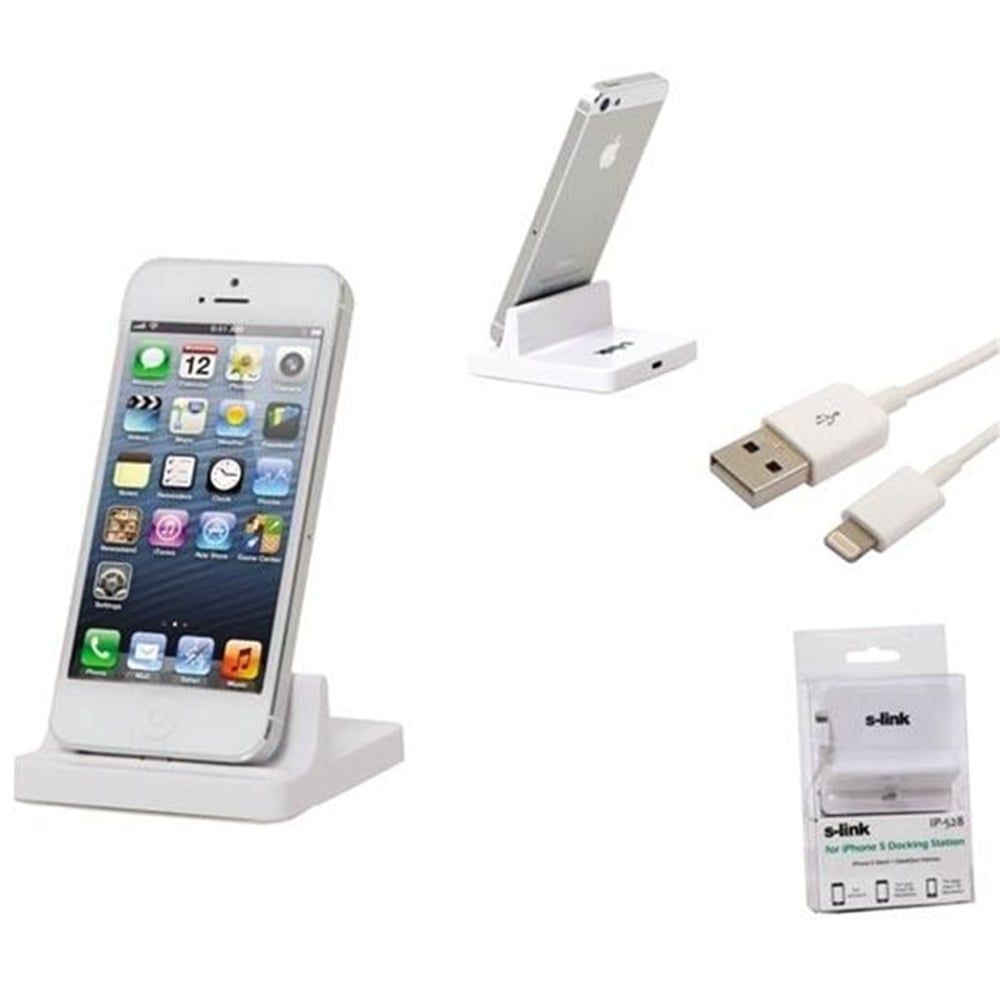 S-Link S-Lınk Ip-528 Iphone 5 Stand+Data+Şarj - Fiş - Jack - Şase