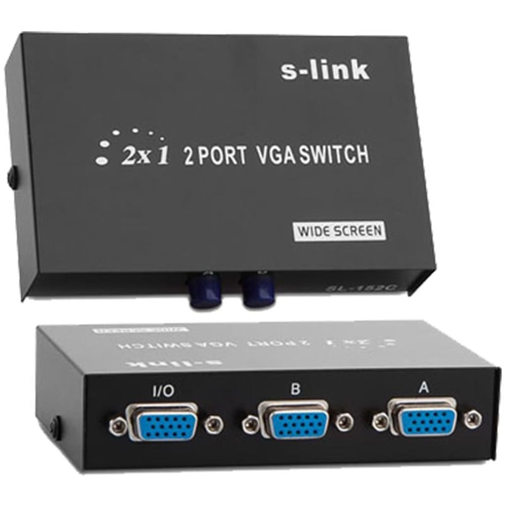 S-Link S-Link SL-152C 2 Port Vga Switch - Çevirici Dağıtıcı
