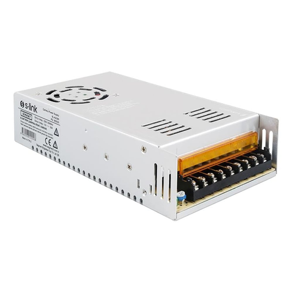 S-Link S-Link SL-KA390 12 Volt 30 Amper 380 Watt Metal Kasa Adaptör - Adaptörler