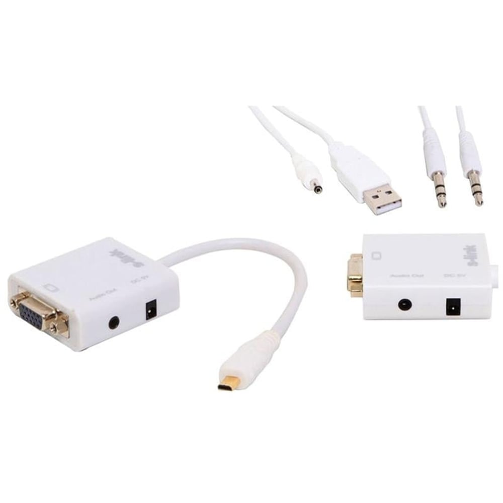 S-Link S-Lınk Sl-Mchvs20 Micro Hdmı To Vga+Audio Çevirici - Ethernet Switch