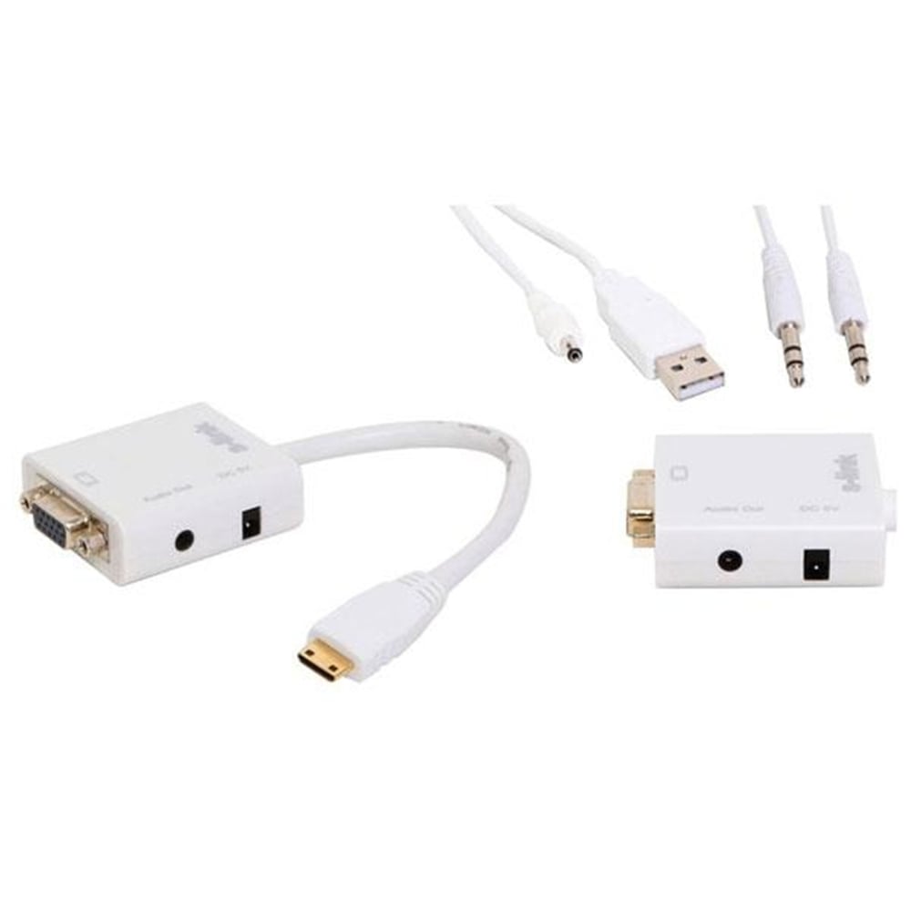 S-Link S-Link SL-MHVS15 Mini HDMI To VGA+Audio Çevirici - Çevirici Dağıtıcı