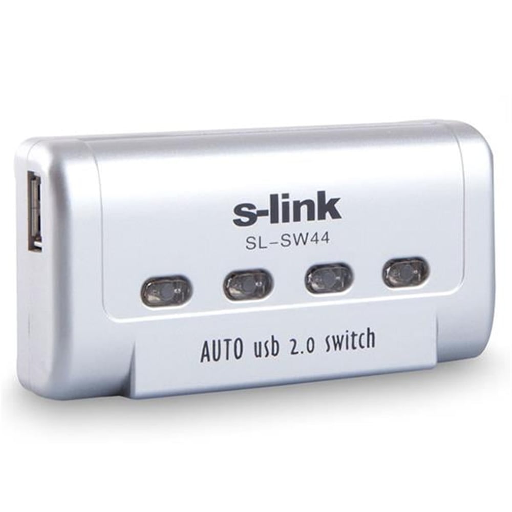 S-Link S-Lınk Sl-Sw44 2 Port Usb 2.0 Swıtch - Ethernet Switch