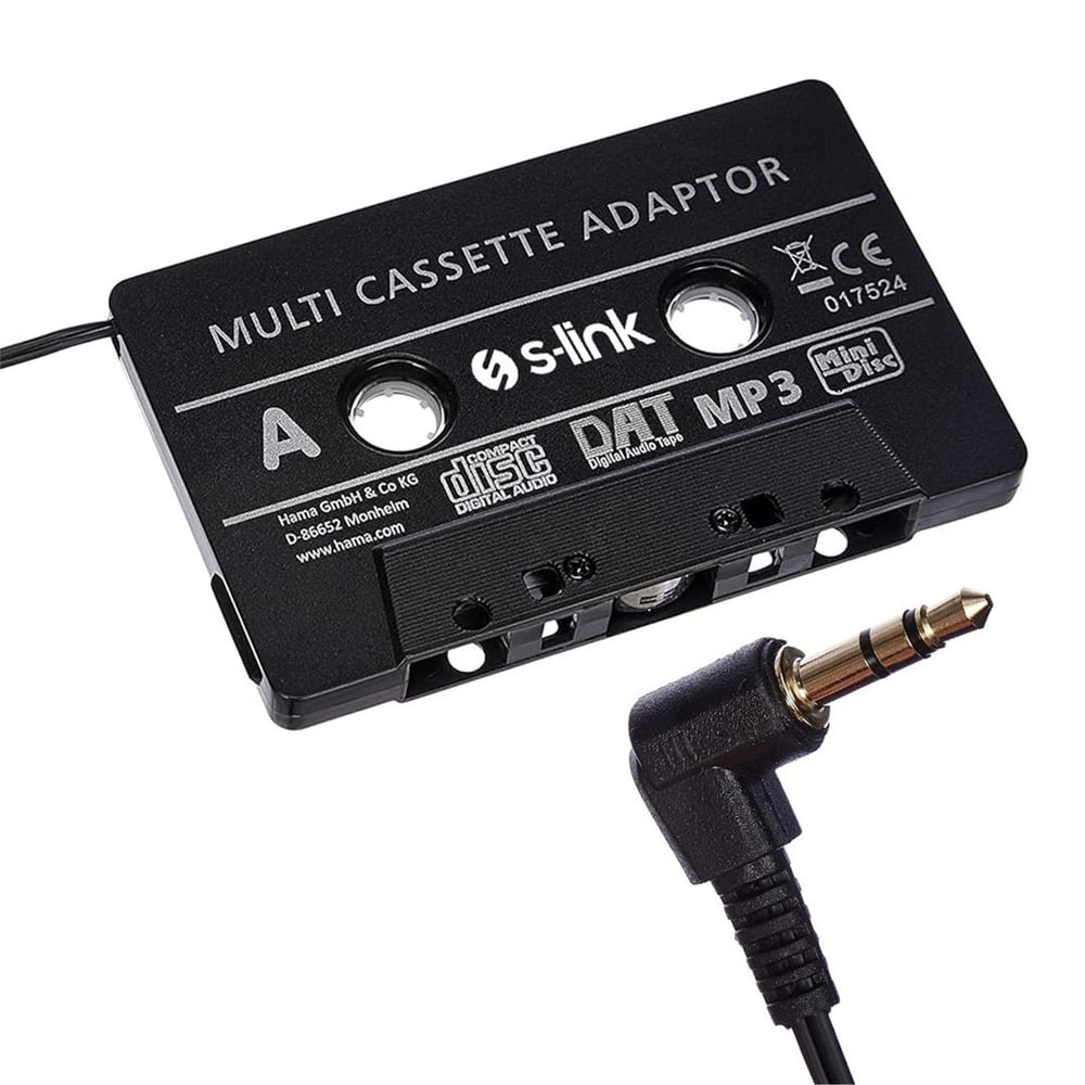 S-Link S-Link SLX-AD40 Kasetten MP3 Çalar Kaset Adaptörü (Telefonunuzu Kasetli Radyolara Uyumlu Hale Getirir) - Oto Aksesuarları