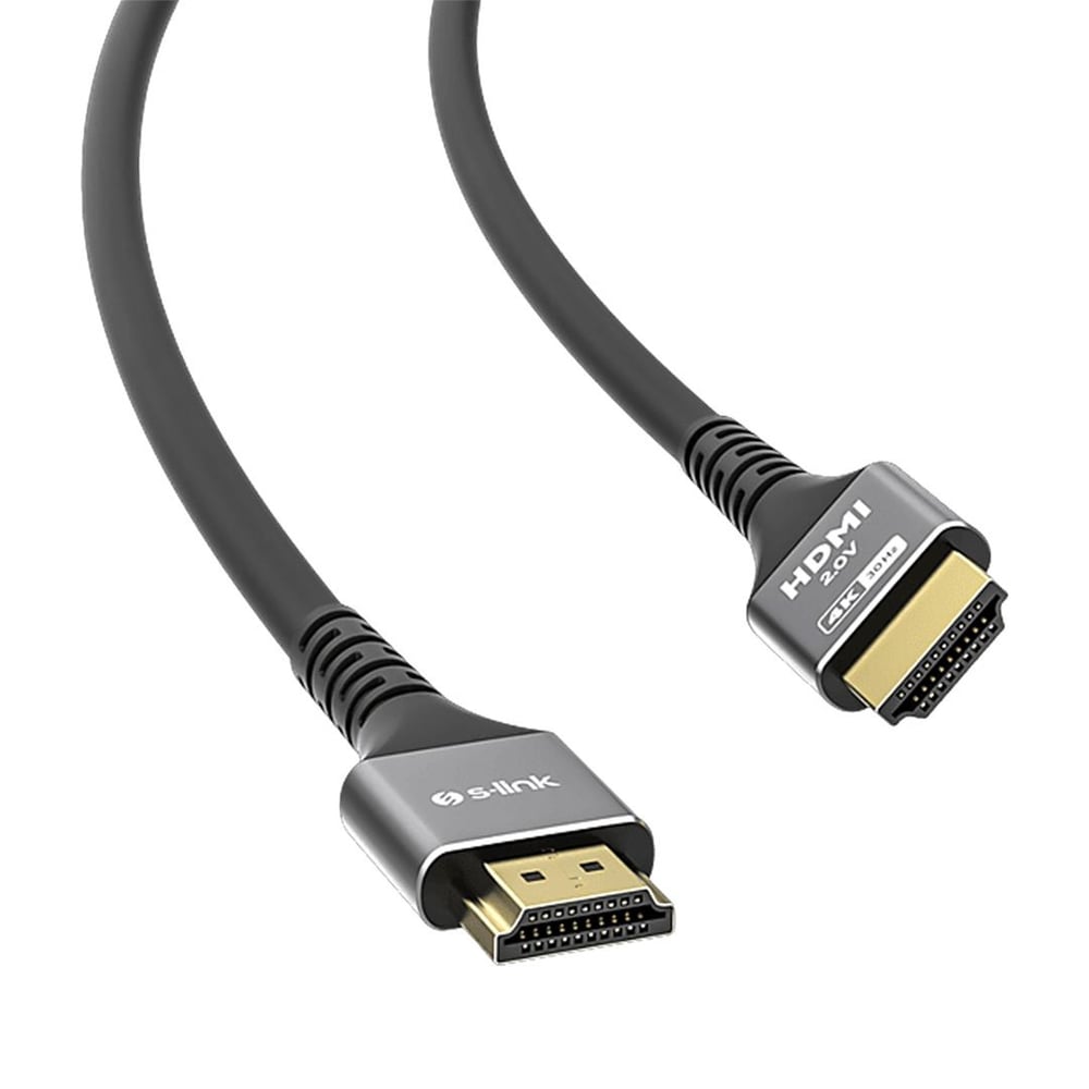 S-Link S-Link SLX-HD4K15 15 Metre 4K 30Hz Metal Uçlu HDMI Kablo (V2.0 Uyumlu) - HDMI Kablo