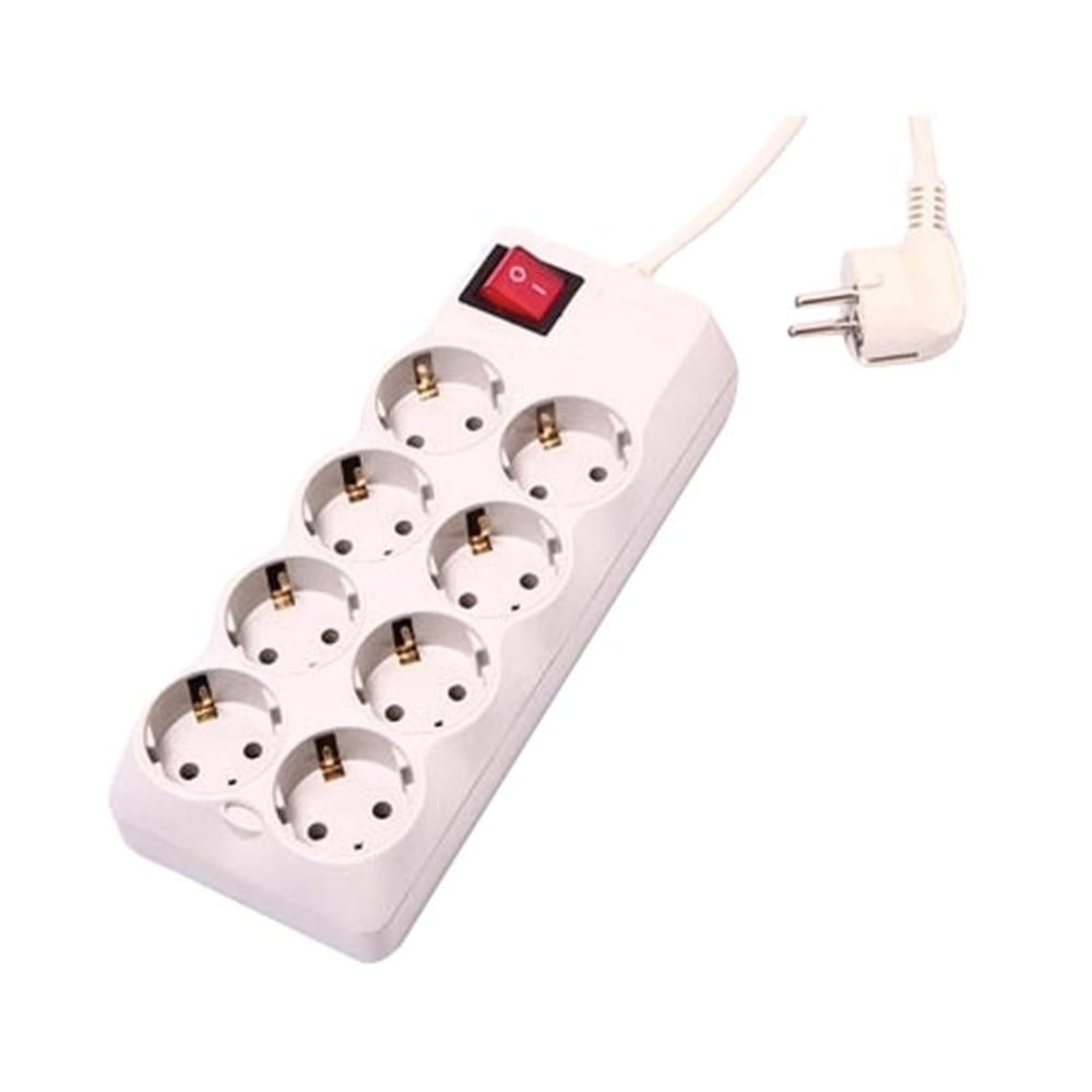 S-Link S-Lınk Spg4-8-30 8Li 3 Metre Kablolu Akım Korumalı Priz - Grup Prizler