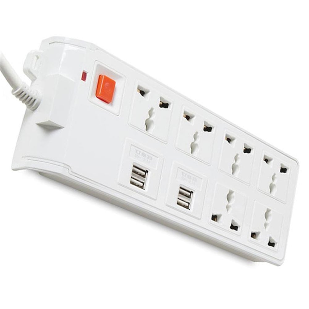 S-Link S-Lınk Spgks06 1.8M Eu 4 Usb (5V 2.1A) 6Lı Universal Priz - Grup Prizler