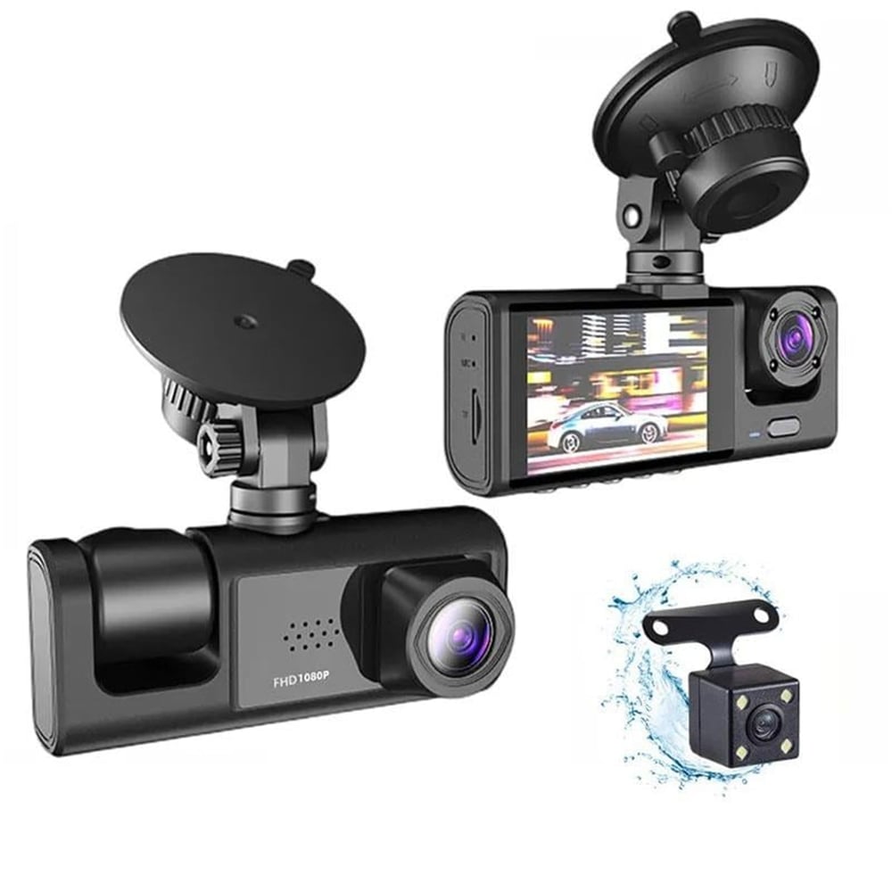 Oem S1 3 Kameralı 2'' Hd Araç İçi Dash Kamera - Araç Kayıt Cihazları