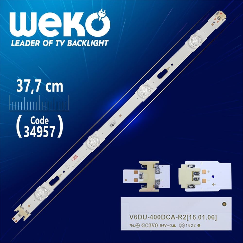 Weko S_KU6K_40_FL30_L4_REV1.0_160105_LM41-00239A - LEFT - V6DU-400DCA-R2 - 37.7 CM 4 LEDLİ (WK-777)  Tv Led Bar - Tv Led Bar