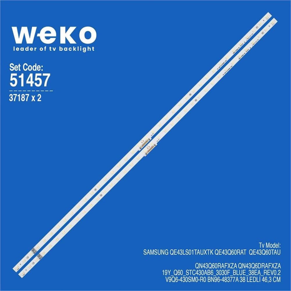 Weko Samsung QE43LS01TAUXTK 43'' 2 Adet Tv Led Bar - Samsung Led Bar