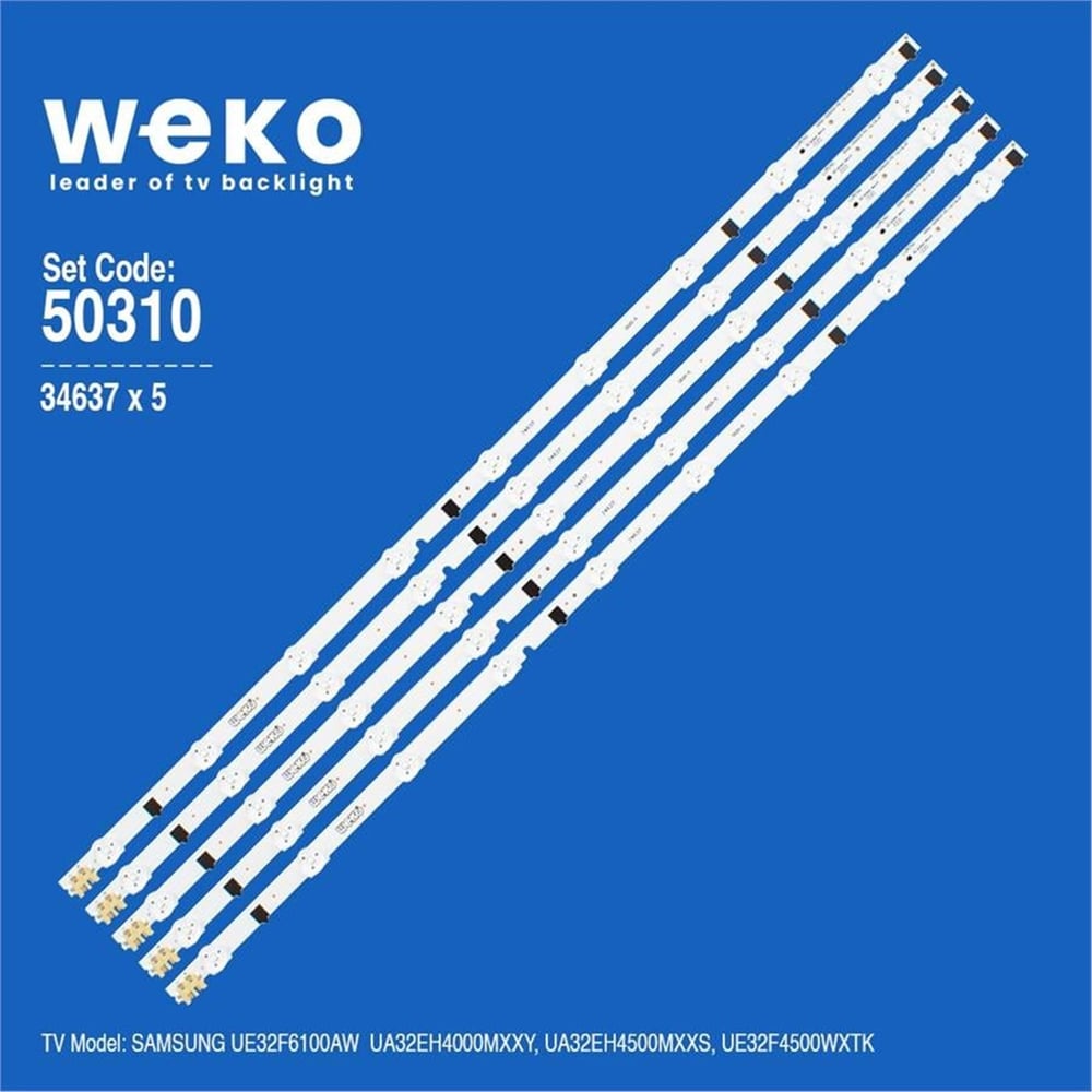 Weko Samsung UE32F6100AW 32'' İnç 5 Adet Tv Led Bar - Samsung Led Bar