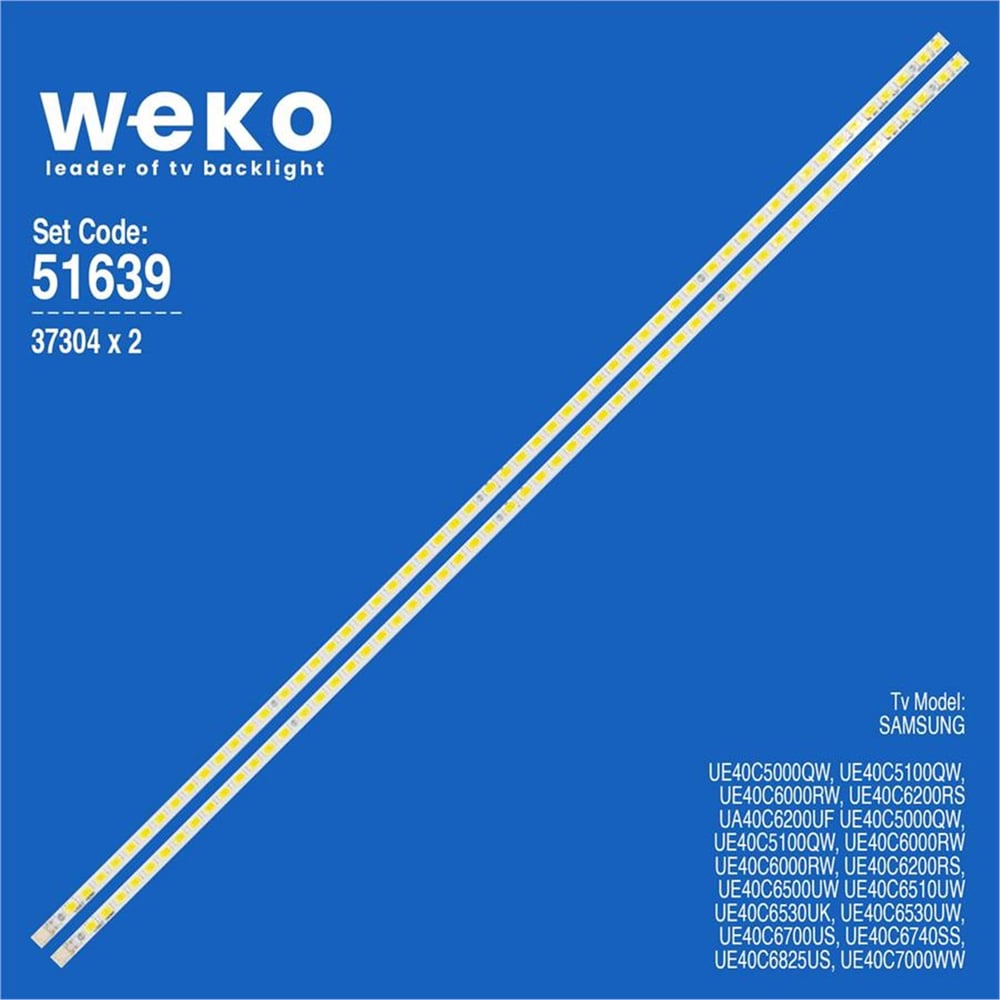 Weko Samsung UE40C5100QW 40'' İnç 2 Adet Tv Led Bar - Samsung Led Bar