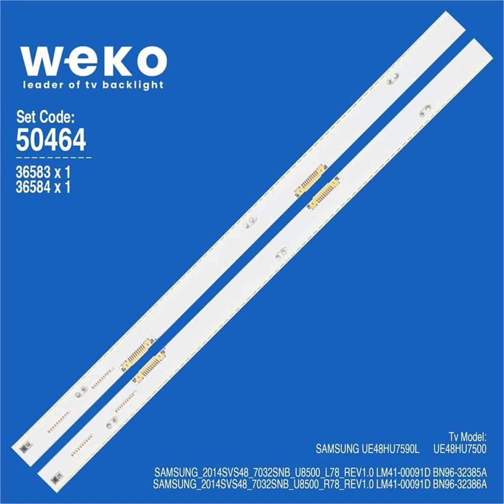 Weko Samsung UE48HU7500 48'' İnç 2 Adet Tv Led Bar - Samsung Led Bar