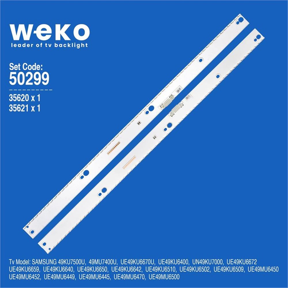 Weko Samsung UE49KU6400 49'' İnç 2 Adet Tv Led Bar - Samsung Led Bar