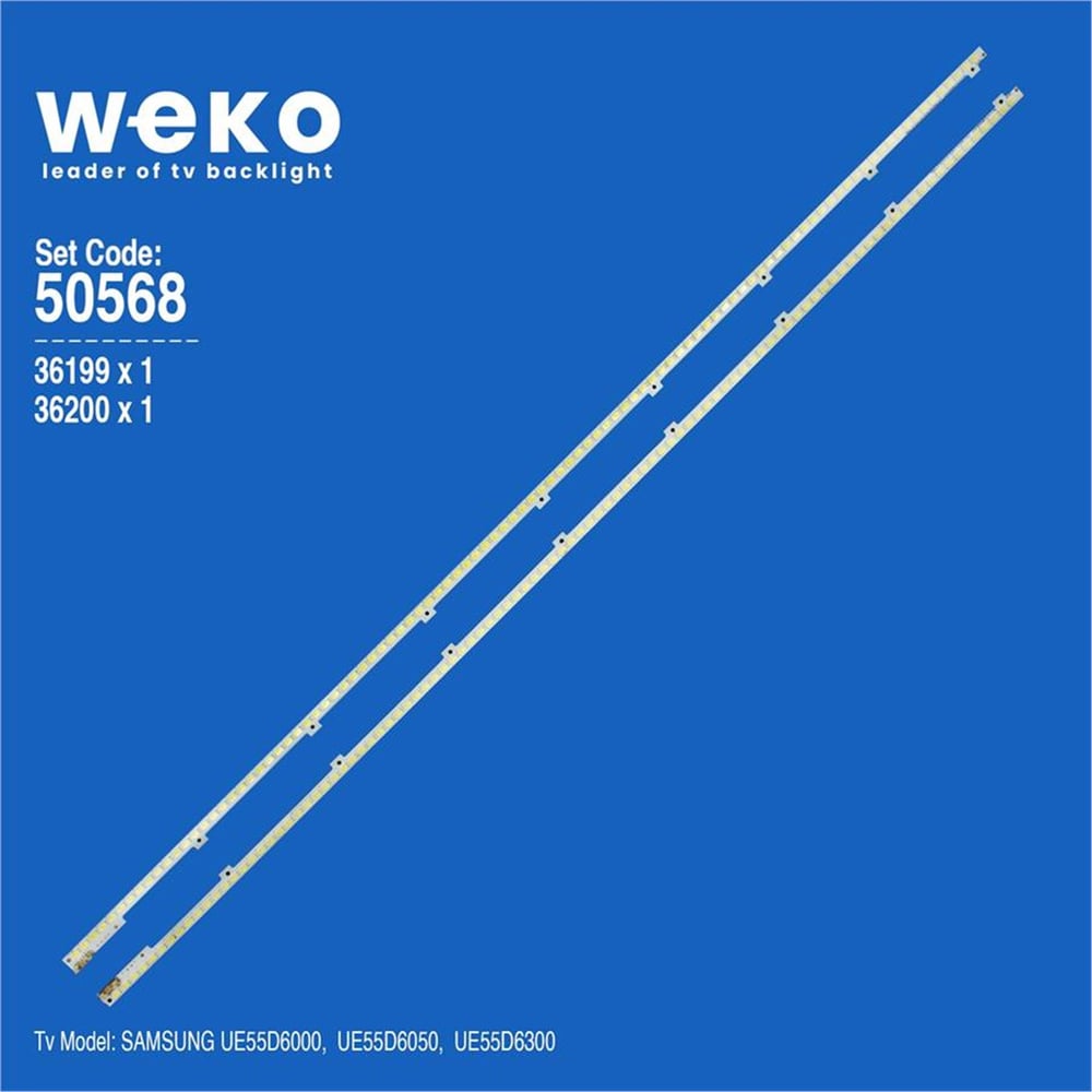 Weko Samsung UE55D6300 55'' İnç 2 Adet Tv Led Bar - Samsung Led Bar