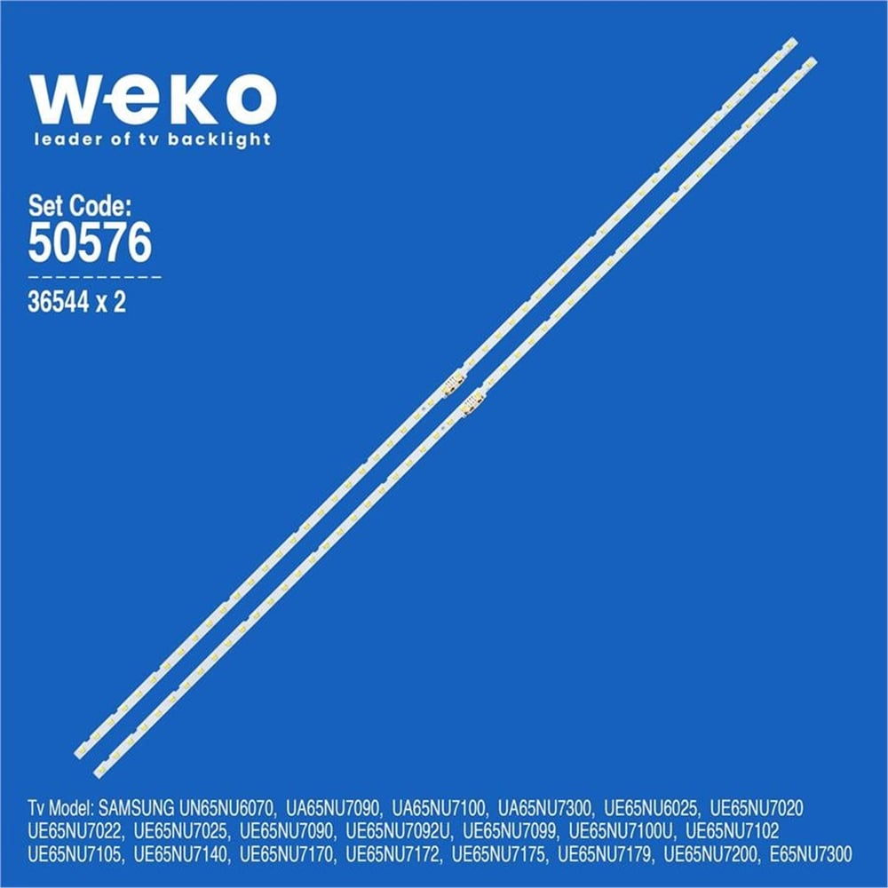 Weko Samsung UE65NU7140 65'' İnç 2 Adet Tv Led Bar - Samsung Led Bar