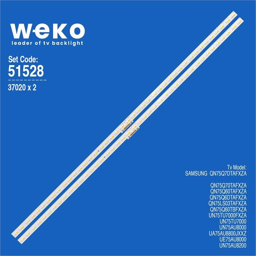 Weko Samsung UE75AU8000 75'' 4 Adet Tv Led Bar - Samsung Led Bar