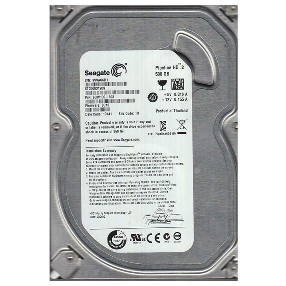 Seagate Seagate ST3500312CS 500 Gb 5900 Rpm 8 Mb Sata Harddisk - Hard Diskler