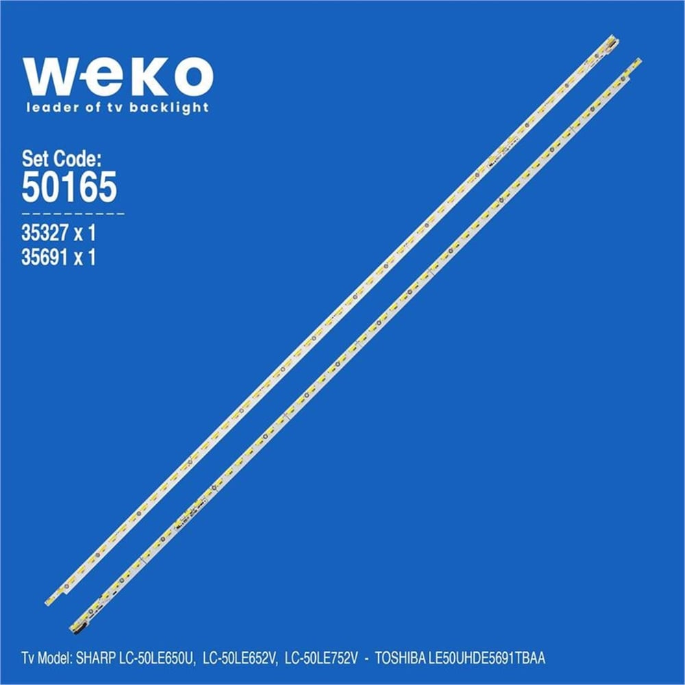 Weko Sharp LC-50LE650U 50'' İnç 2 Adet Tv Led Bar - Sharp Led Bar