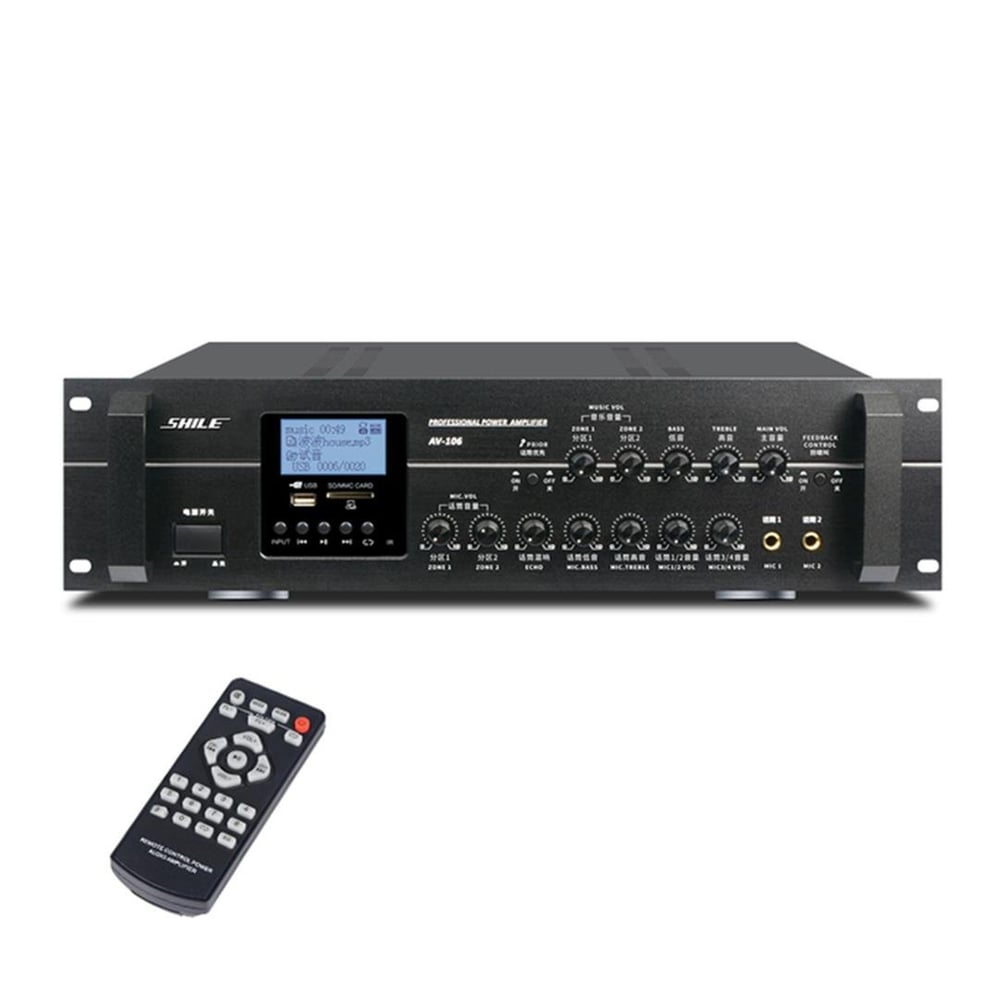Shile Shile AV-106 4 Kanal 4X150 Watt Amfi - Anfi - Seslendirme Amfileri