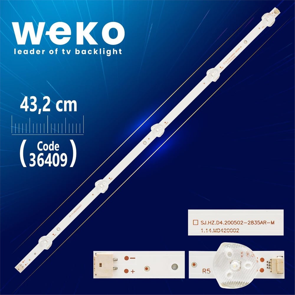 Weko Sj.Hz.D4200502-2835Ar-M 5 Ledli Led Tv Bar - Tv Led Bar