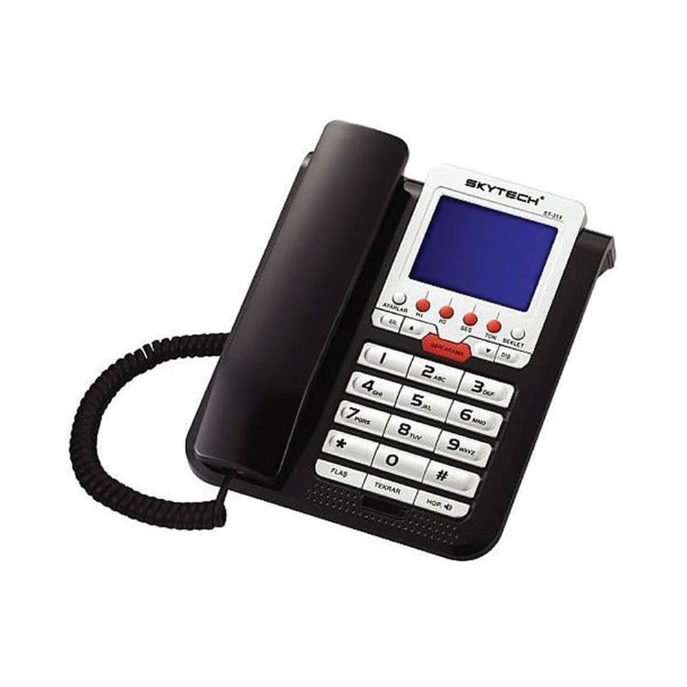 Skytech Skytech St-313 Kablolu Ekranlı Telefon - Kablolu Telefonlar