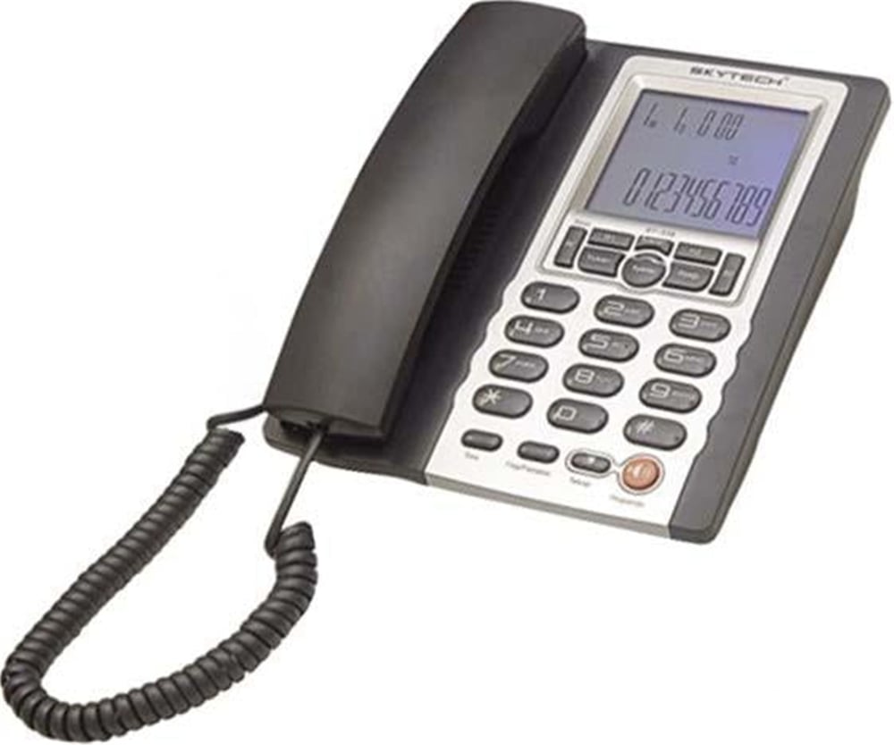 Skytech Skytech St-338 Lcd Ekranlı Arayan Numarayı Gösteren Masaüstü Telefon - Kablolu Telefonlar