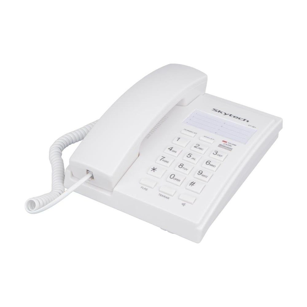Skytech Skytech ST-361 Kablolu Ekransız Masaüstü Ev Telefonu - Kablolu Telefonlar