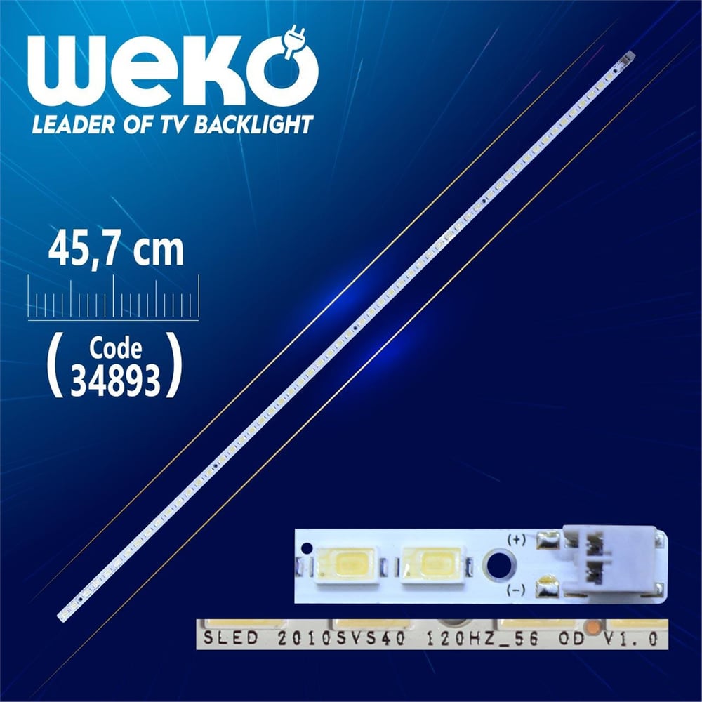 Weko SLED 2010SVS40 120HZ_56 OD V1.0 - 45.7 Cm 56 Ledli - WK-737 Tv Led Bar - Tv Led Bar