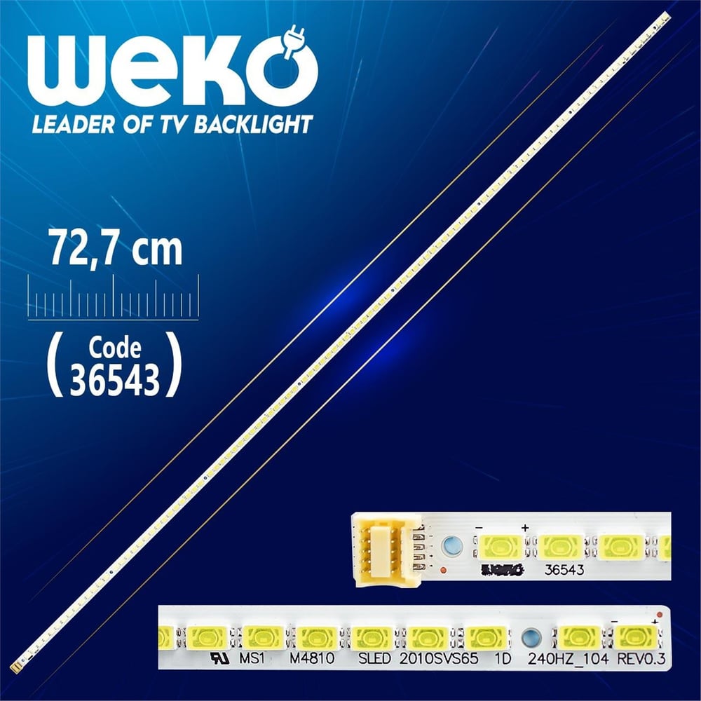 Weko SLED 2010SVS65 1D 240HZ - 104 REV.3 1 (104 LEDLİ) - 72.7 CM - Tv Led Bar - Tv Led Bar