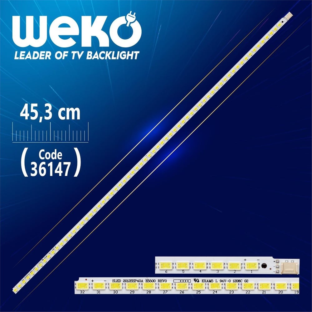 Weko SLED 2012SSP40A E5500 REV0 45.3 Cm Tv Led Bar - Tv Led Bar