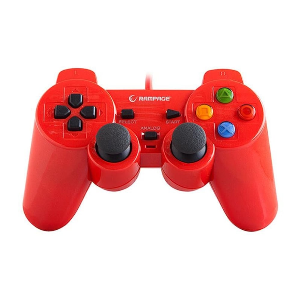Snopy Snopy Rampage Sg-R602 Ps3/Pc Kırmızı/Mavi Usb 1.8M Gamıng Oyuncu Joypad - Oyun Ekipmanları