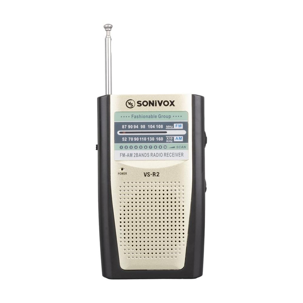 Sonivox Sonivox VS-R2 Analog Radyo Krem Renk - Taşınabilir Radyo