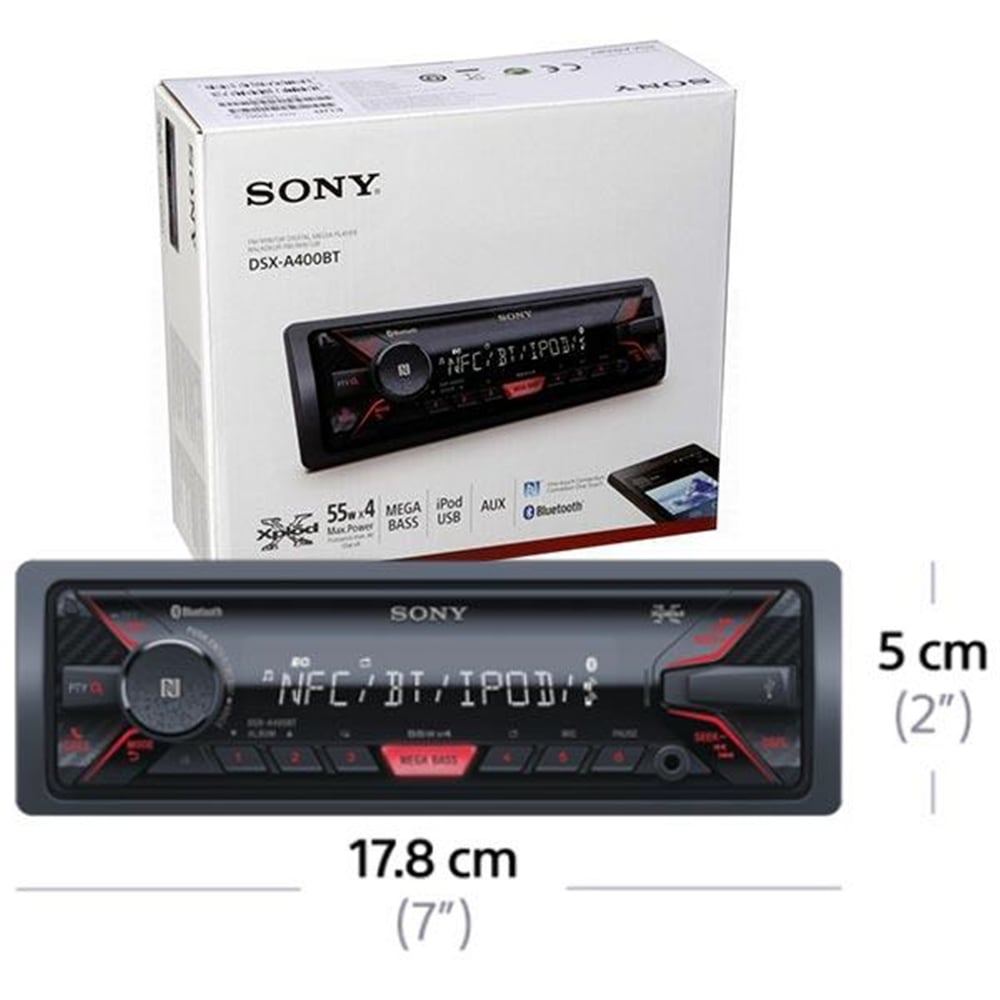 Sony Sony DSX-A400BT USB-FM BLUETOOTH Mekaniksiz Oto Teyp - Oto Teyp