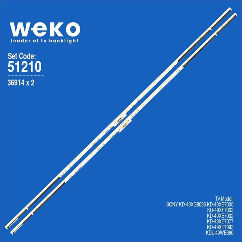 Weko Sony KD-49XG8196 49'' 2 Adet Tv Led Bar - Sony Led Bar