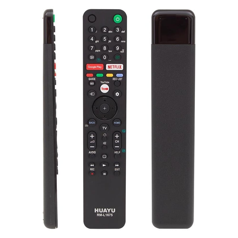 Huayu Sony RM-L1675 Netflix-Youtube-Google Play Tuşlu Lcd-Led Tv Kumanda Blisterli - Sony Lcd Kumanda